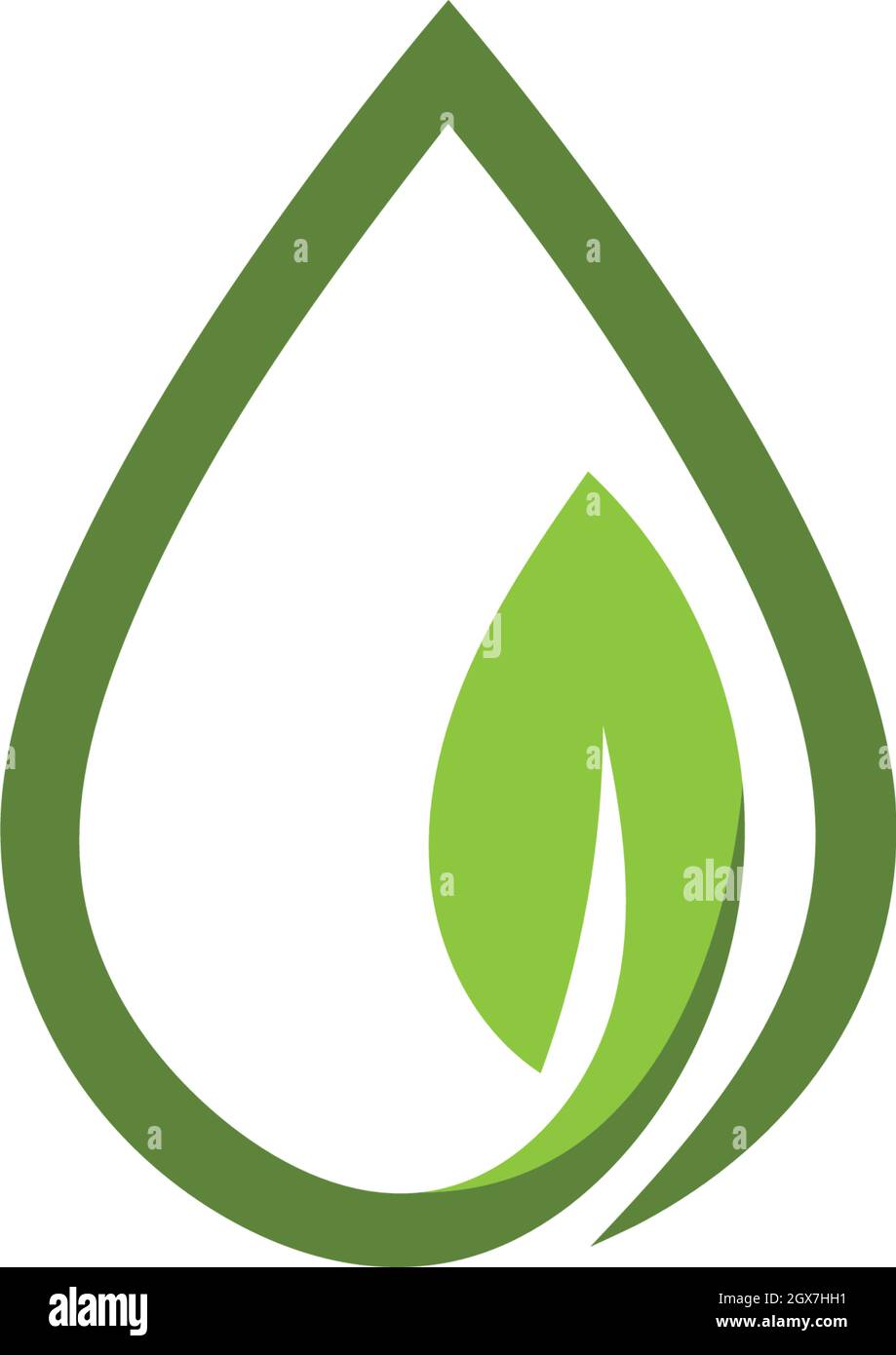 green leaf ecology nature element vector icon Stock Vector Image & Art ...