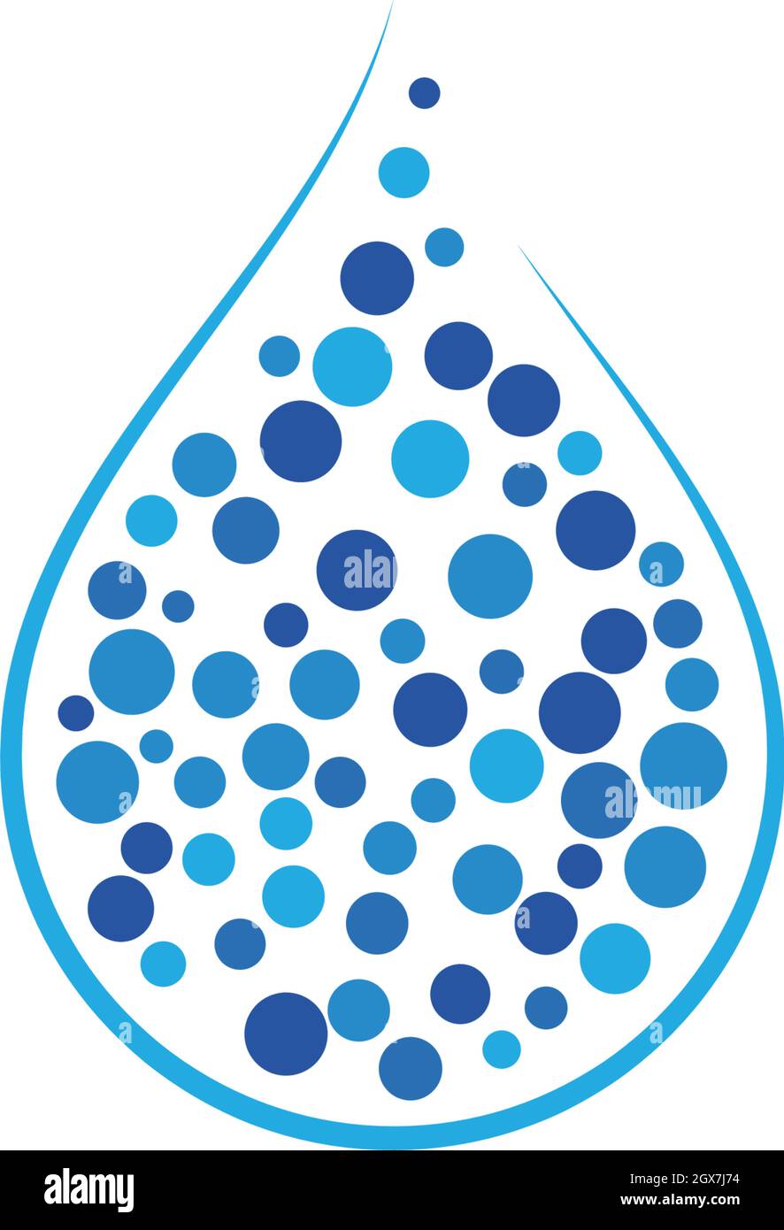 water drop Logo Template vector illustration design Stock Vector