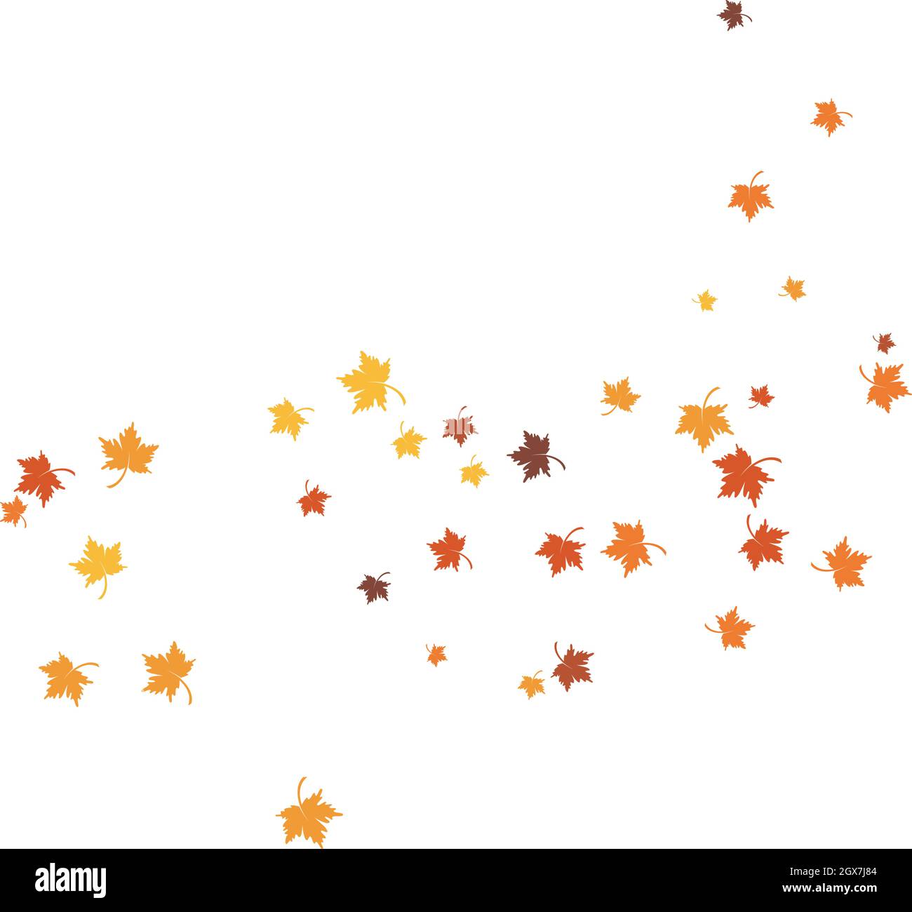 autumn Leaf background concept template vector illustration Stock ...