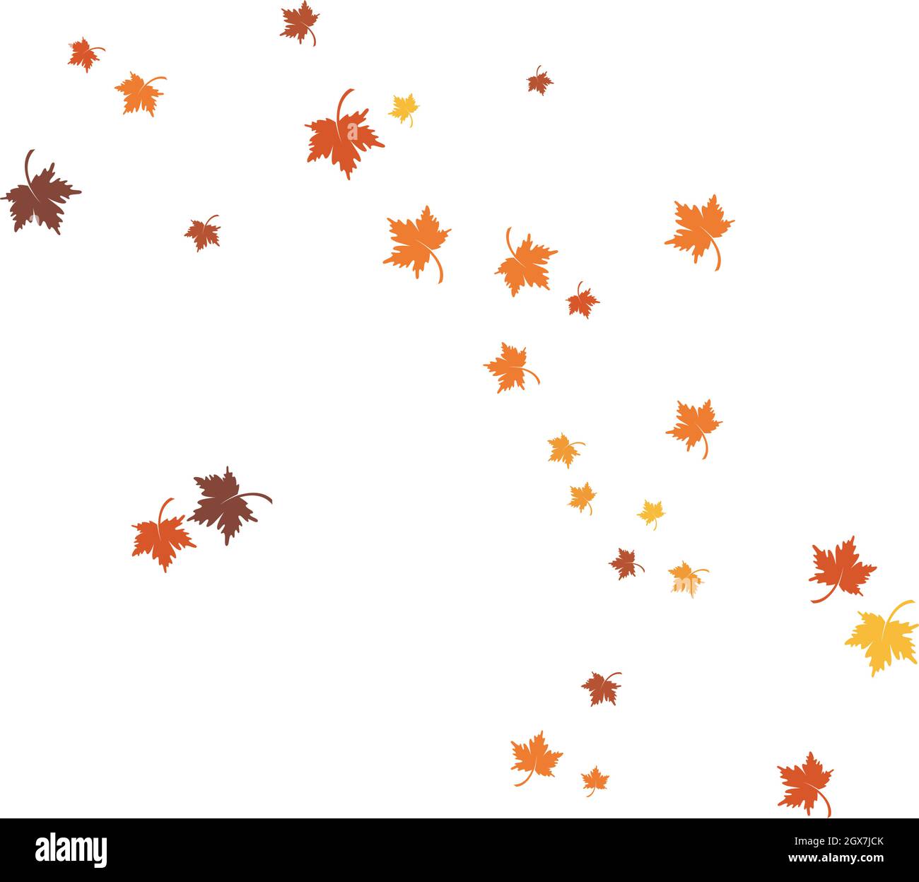autumn Leaf background template vector illustration Stock Vector Image ...