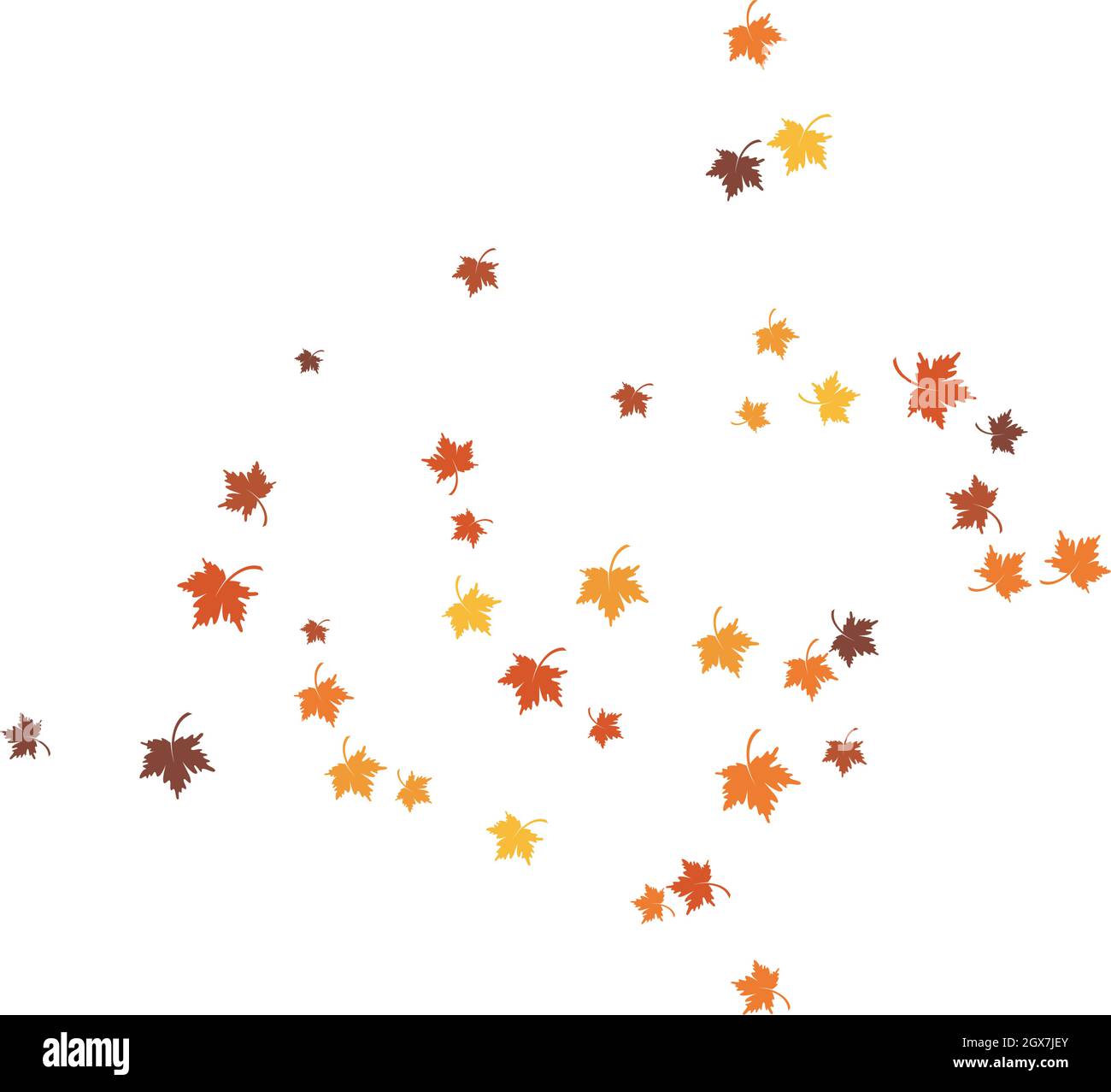 autumn Leaf background concept template vector illustration Stock ...
