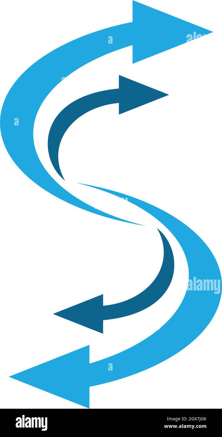 Arrow vector illustration icon Logo Template design Stock Vector Image ...
