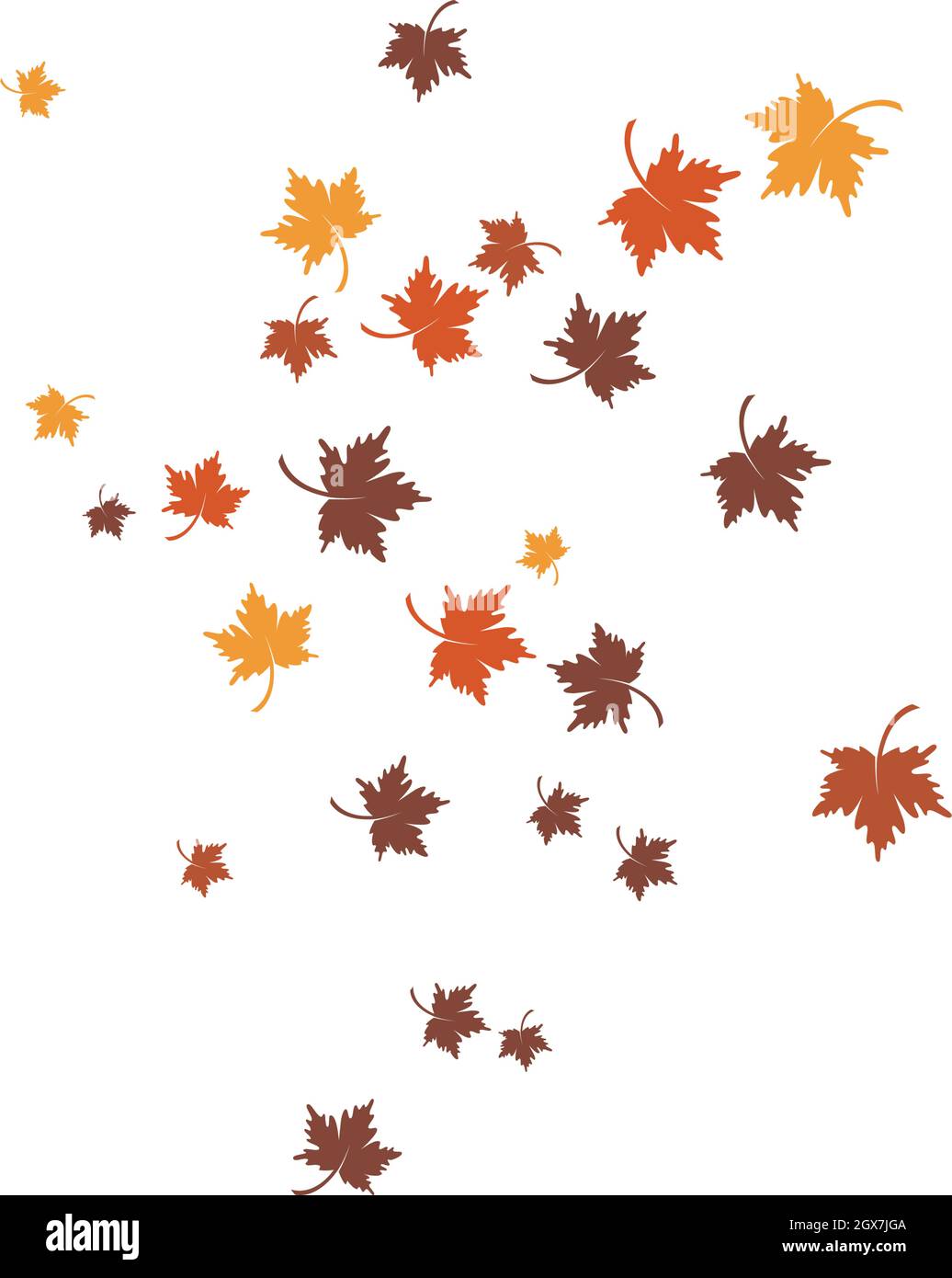 autumn Leaf background concept template vector illustration Stock ...