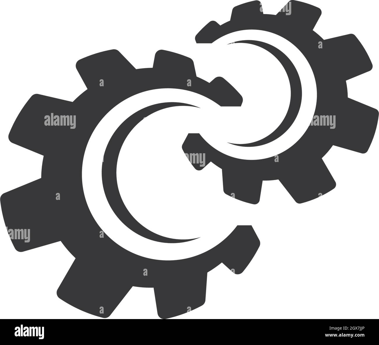 Gear vector icon illustration template design Stock Vector Image & Art ...