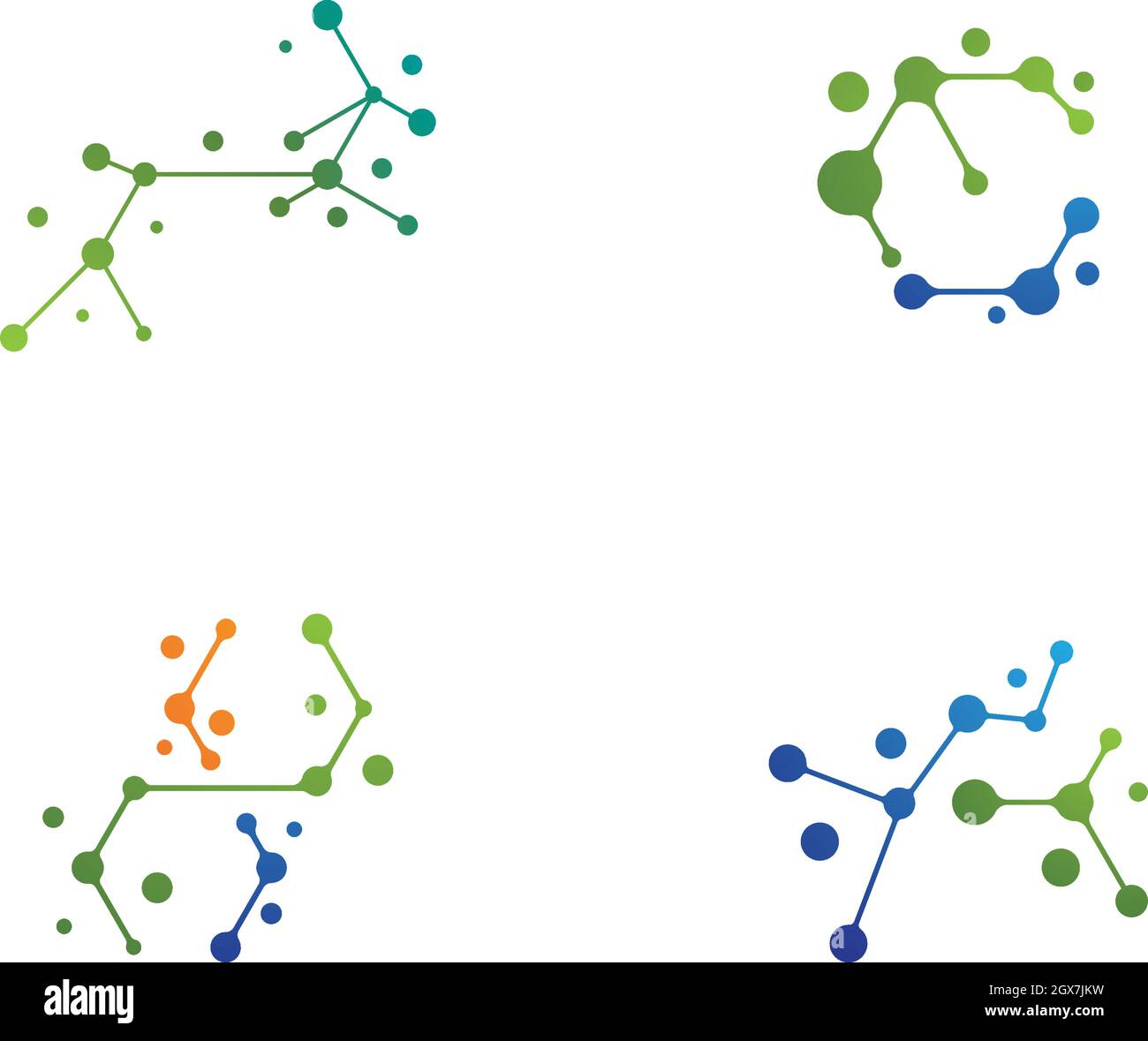 molecule logo vector icon template icon template Stock Vector