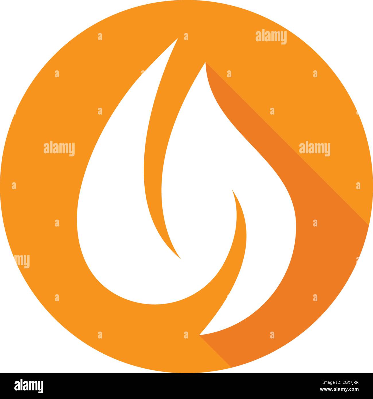 Fire flame Logo Template vector icon Oil, gas and energy logo concept ...