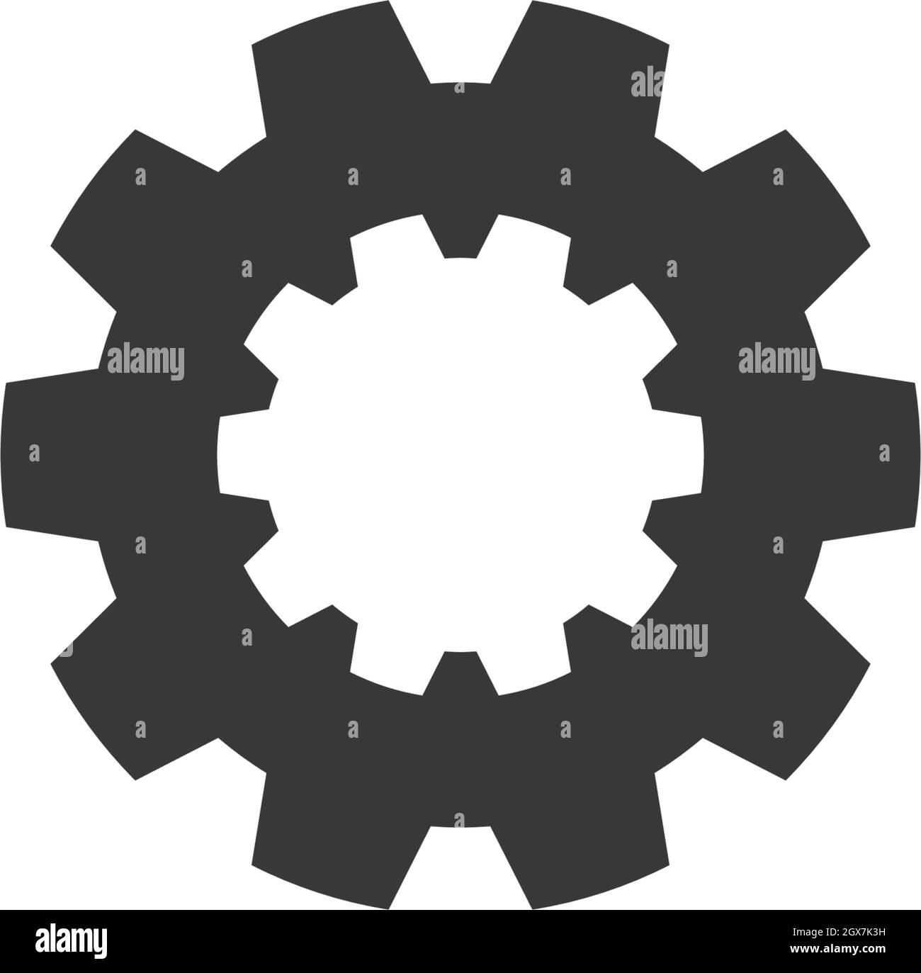 Gear vector icon illustration template design Stock Vector Image & Art ...