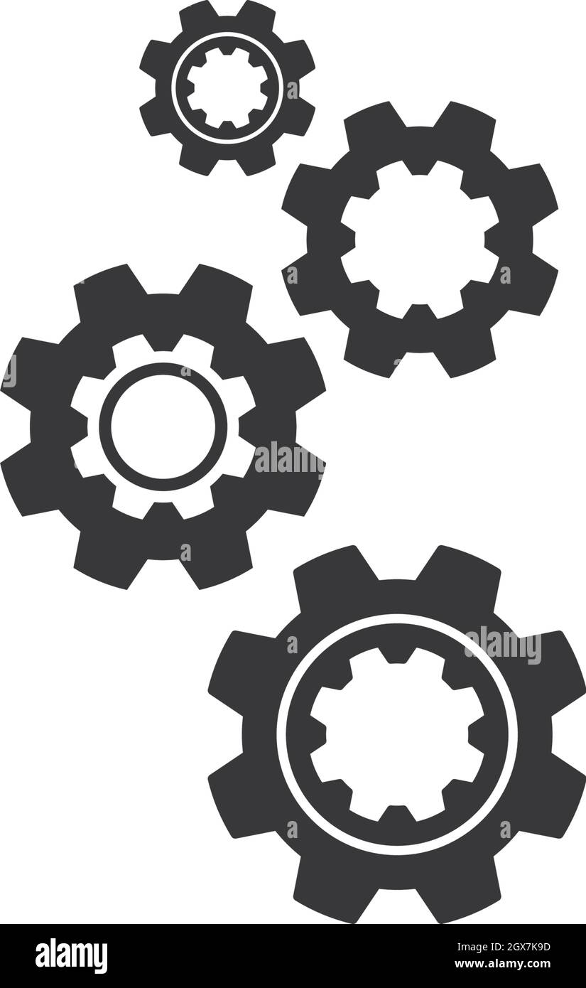 Gear vector icon illustration template design Stock Vector Image & Art ...