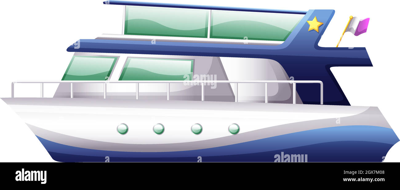 Fishing pleasure boats boat Stock Vector Images - Alamy