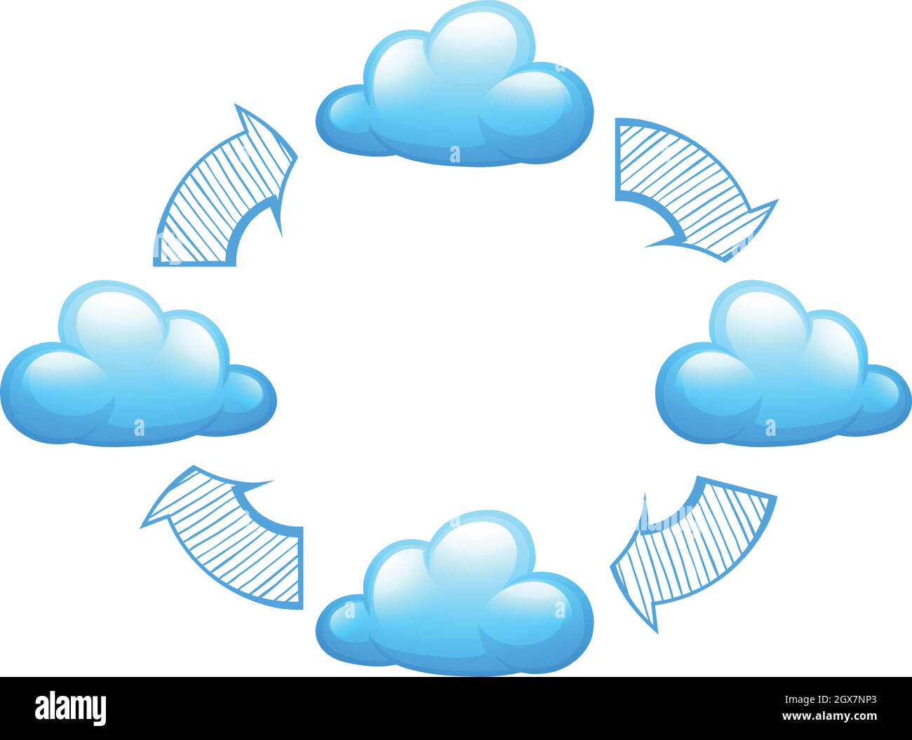 A weather phenomena Stock Vector