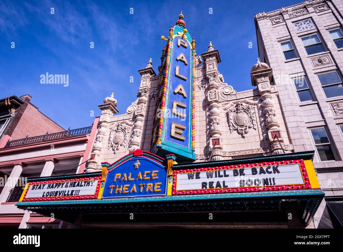 Historic Palace Theatre - Louisville - Kentucky Stock Photo