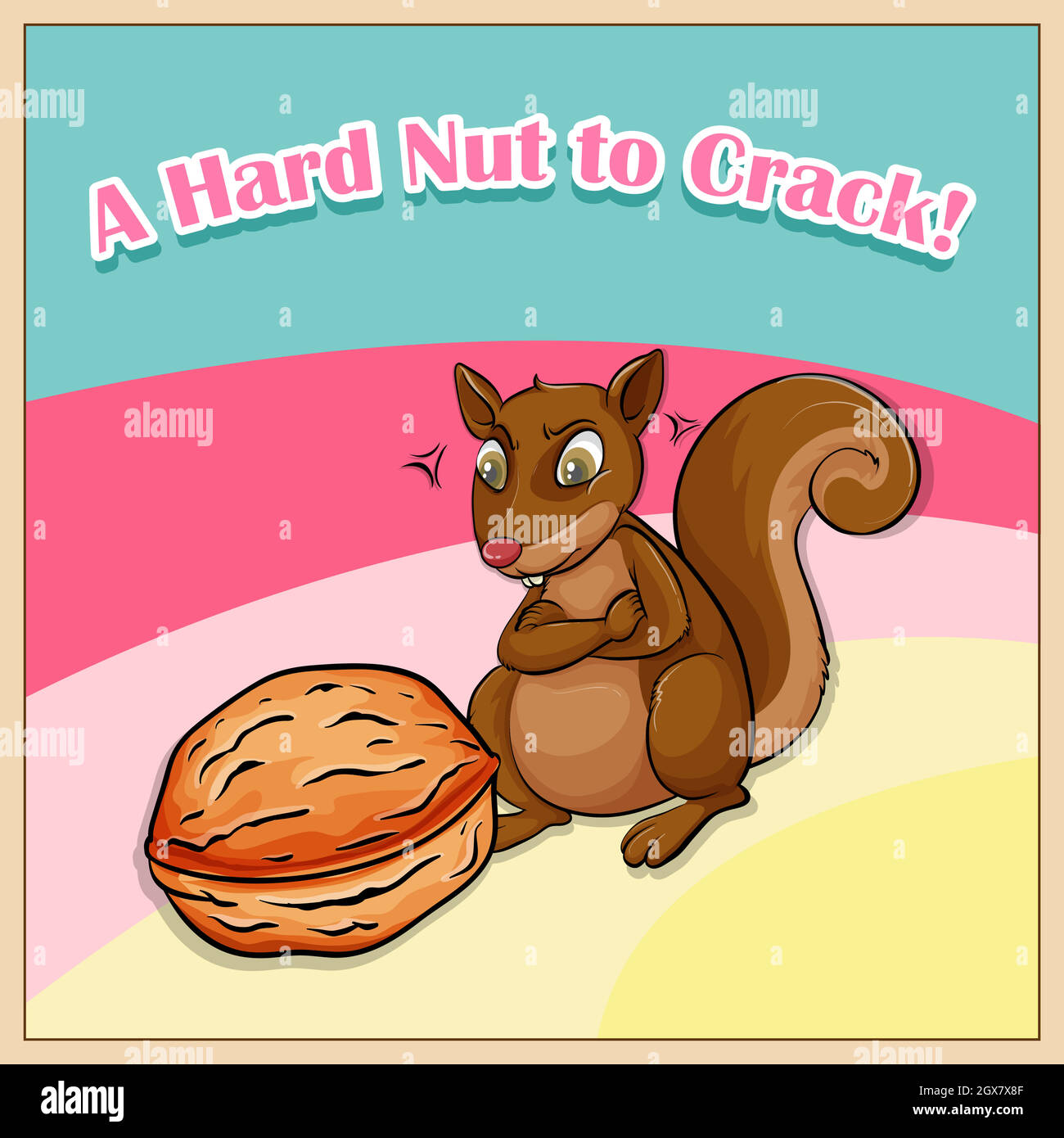 Hard nut to crack Stock Vector Image & Art Alamy