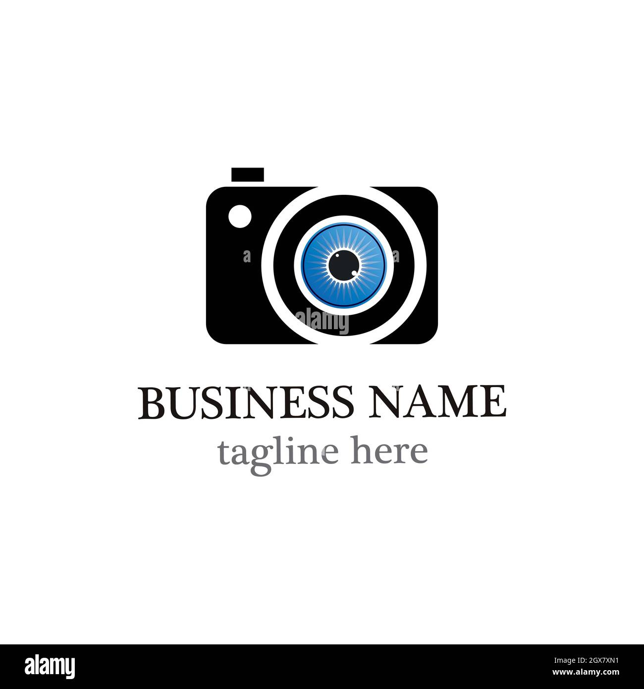 Camera icon vector logo design Stock Photo