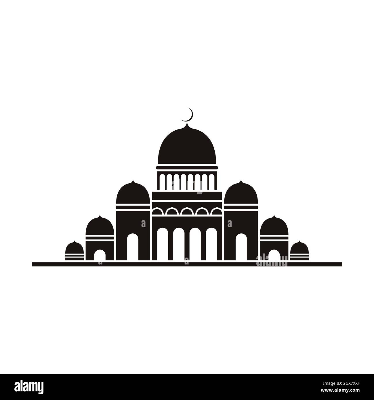 Mosque logo template vector icon design Stock Photo