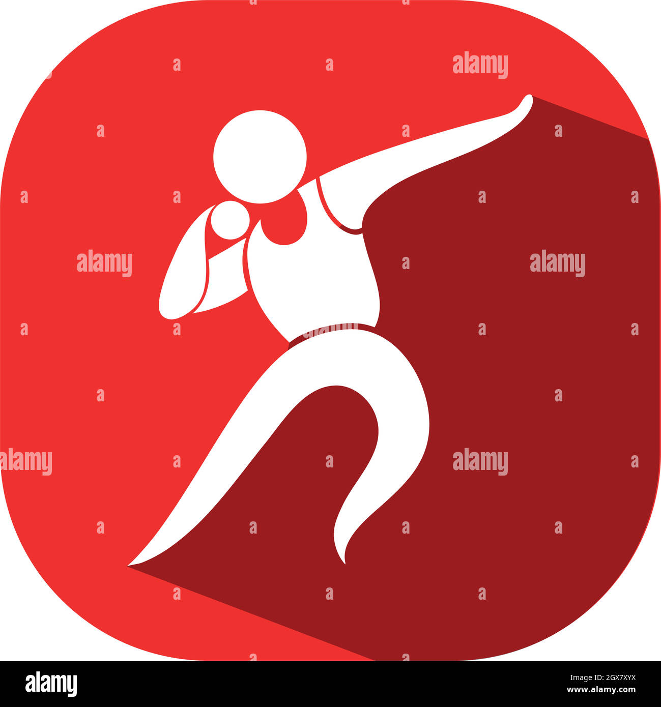 Shot put silhouette hires stock photography and images Alamy