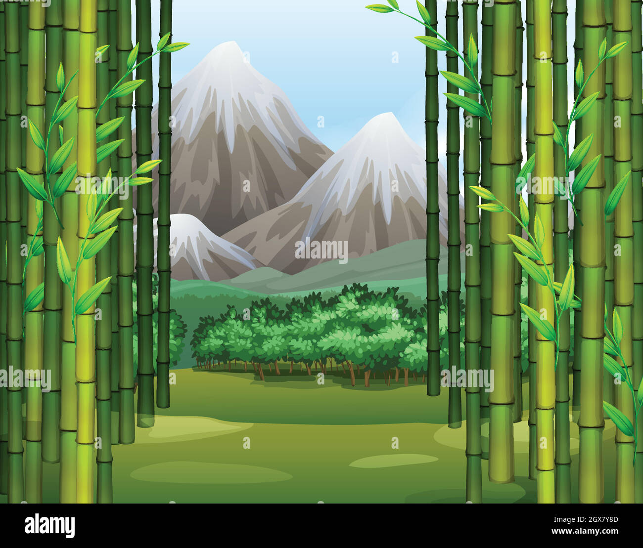 Jungle Background Clipart Black And White