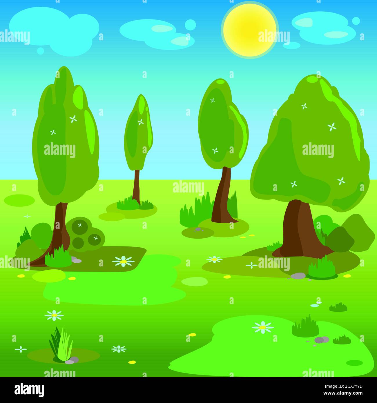 Vector of the season of the year spring Stock Vector Image & Art Alamy