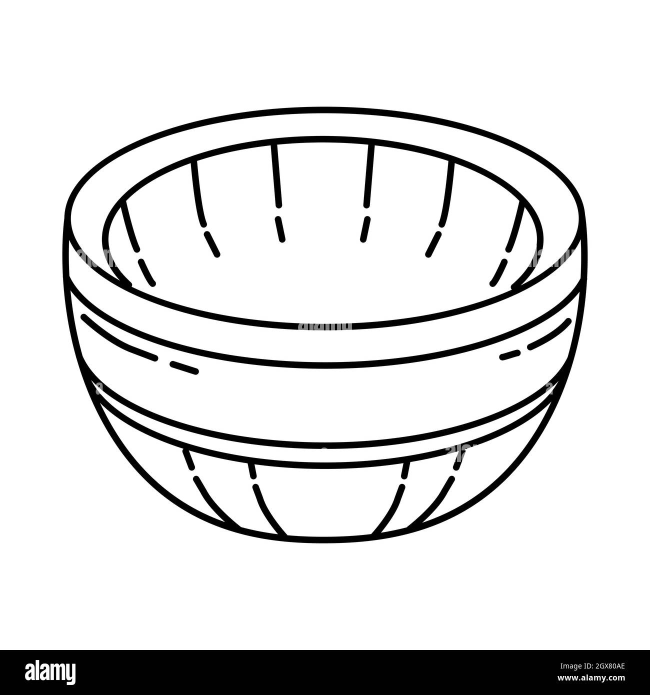 Prophet Muhammad s Bowl and Sacred Seal Part of Muslim historical objects Hand Drawn Icon Set Vector. Stock Vector