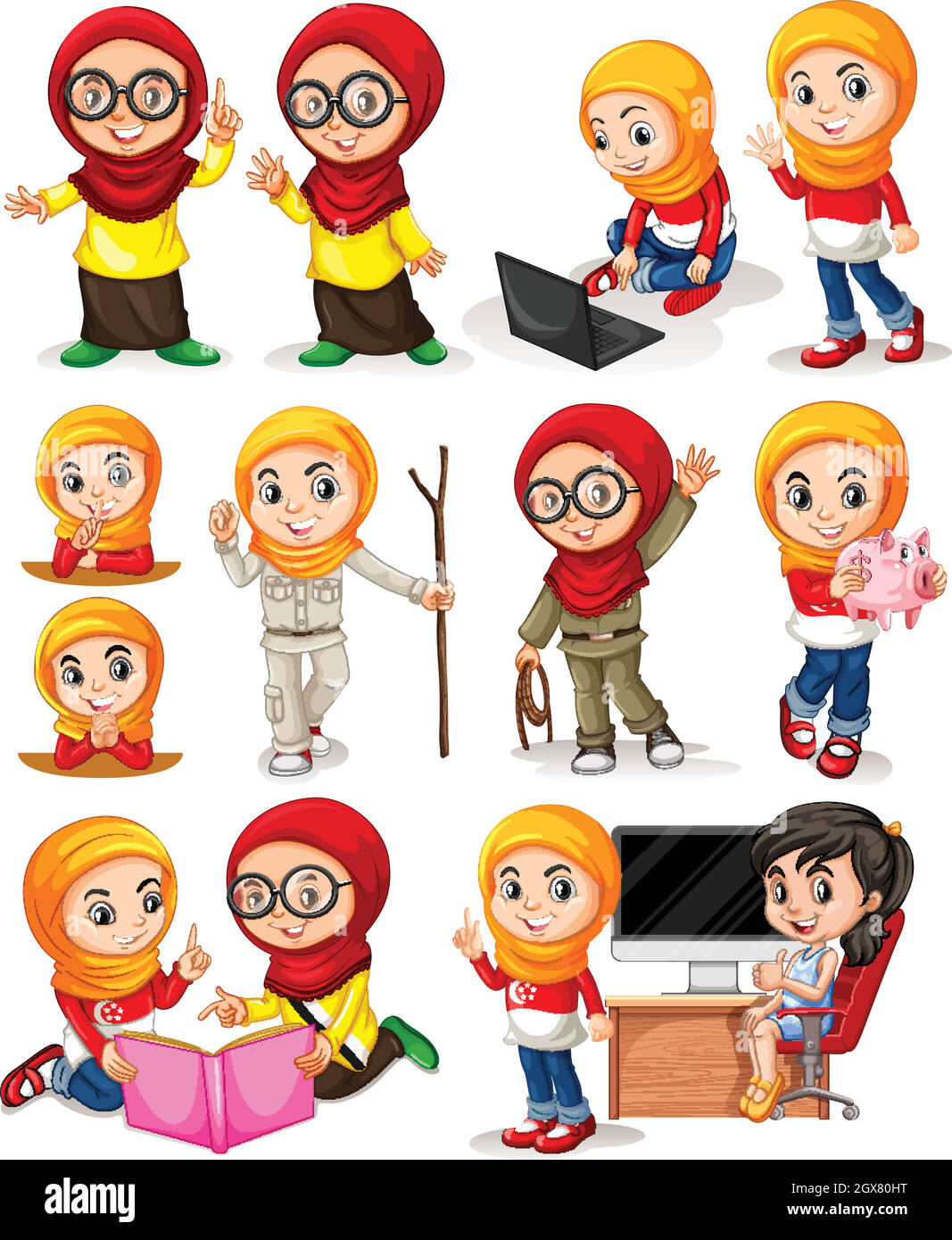 Praying and working Stock Vector Images - Alamy