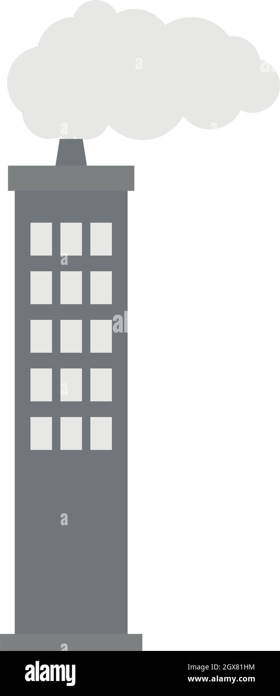 industry building icon on white background Stock Vector Image & Art - Alamy