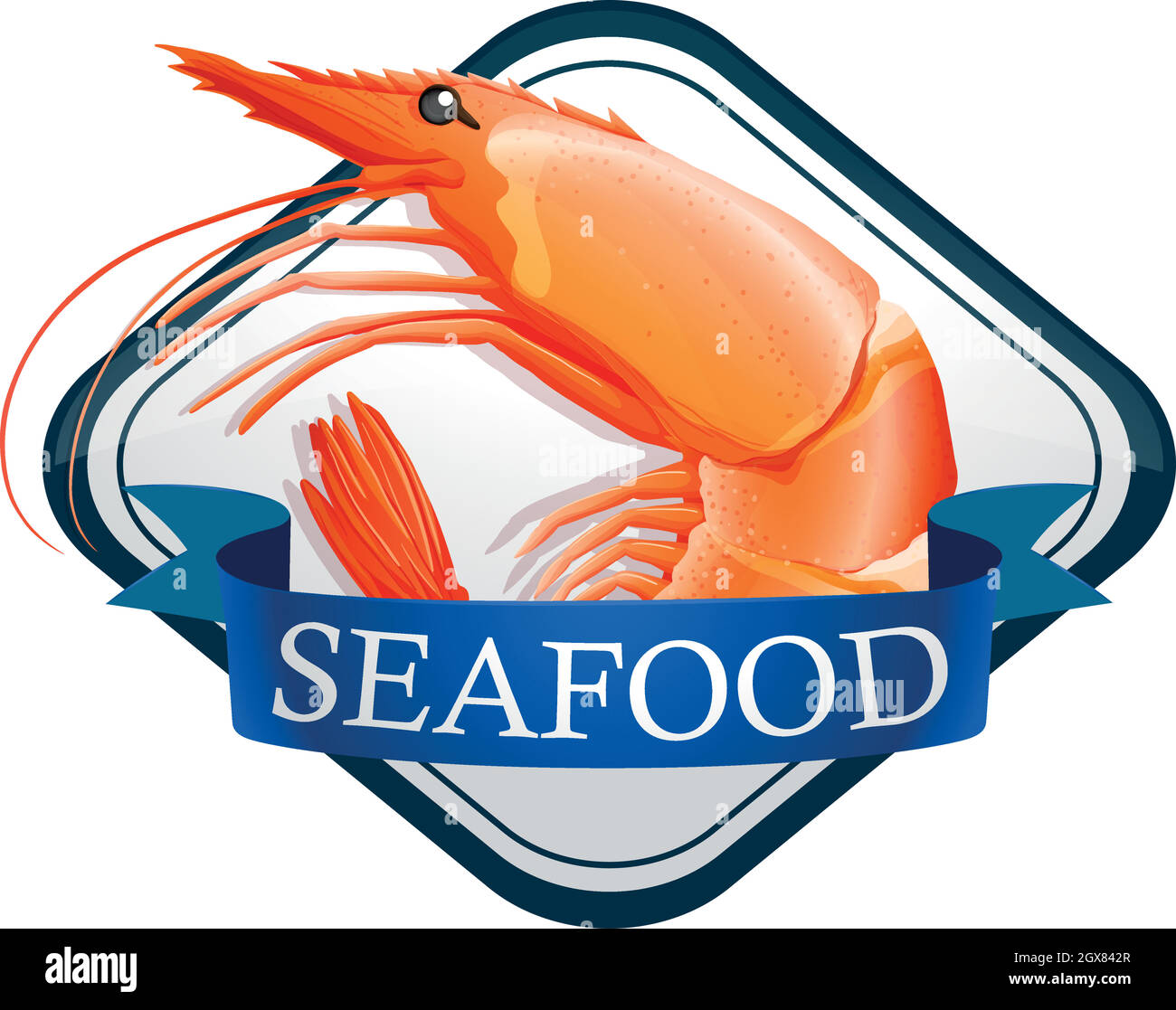 Shrimp Stock Vector Images - Alamy