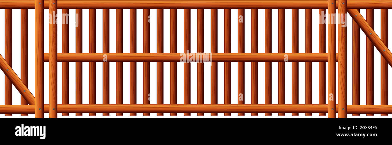 White wooden fence background Stock Vector Images - Alamy