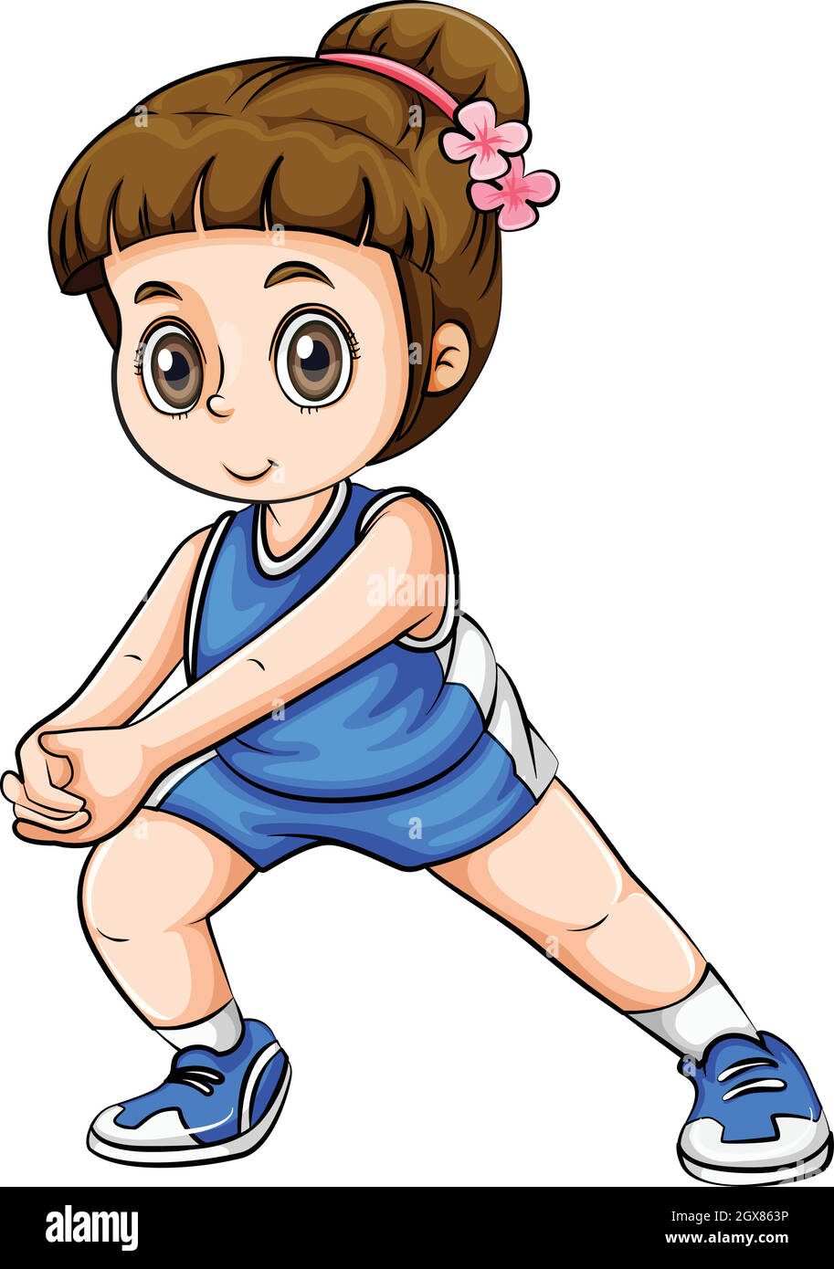 Athletic uniform girl Stock Vector Images - Alamy