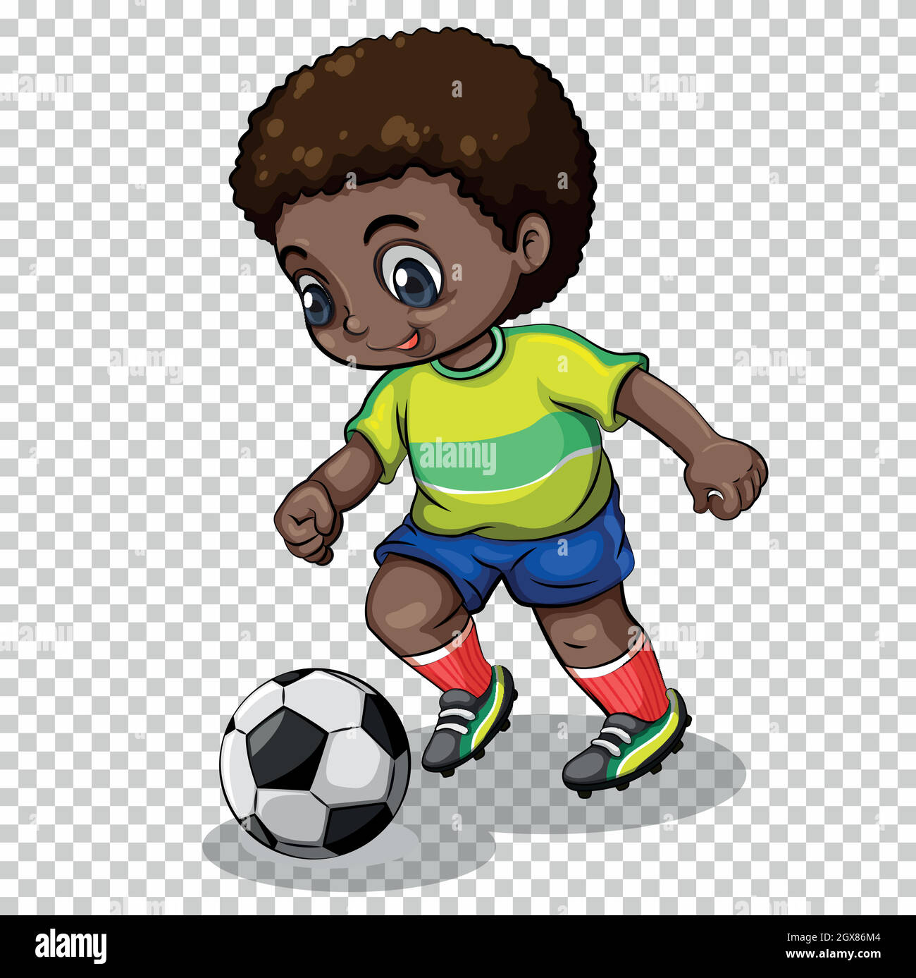 Football player playing football on transparent background Stock Vector  Image & Art - Alamy