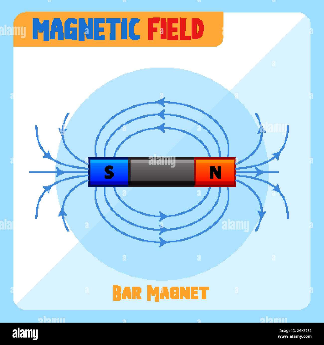 Magnetic bar icon isometric style Royalty Free Vector Image