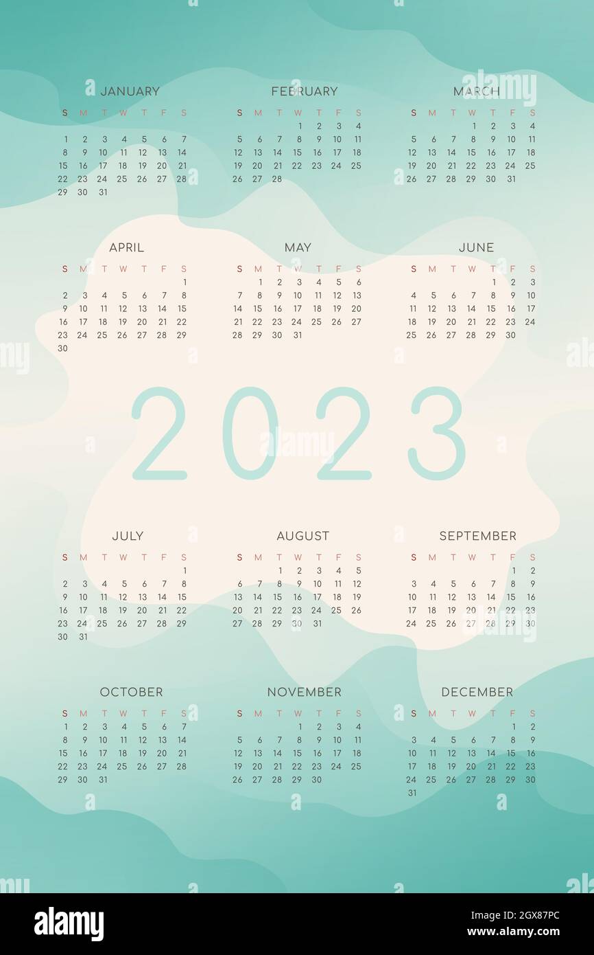 Calendrier Des Pollens 2023 Quarterly Calendar High Resolution Stock Photography And Images - Alamy
