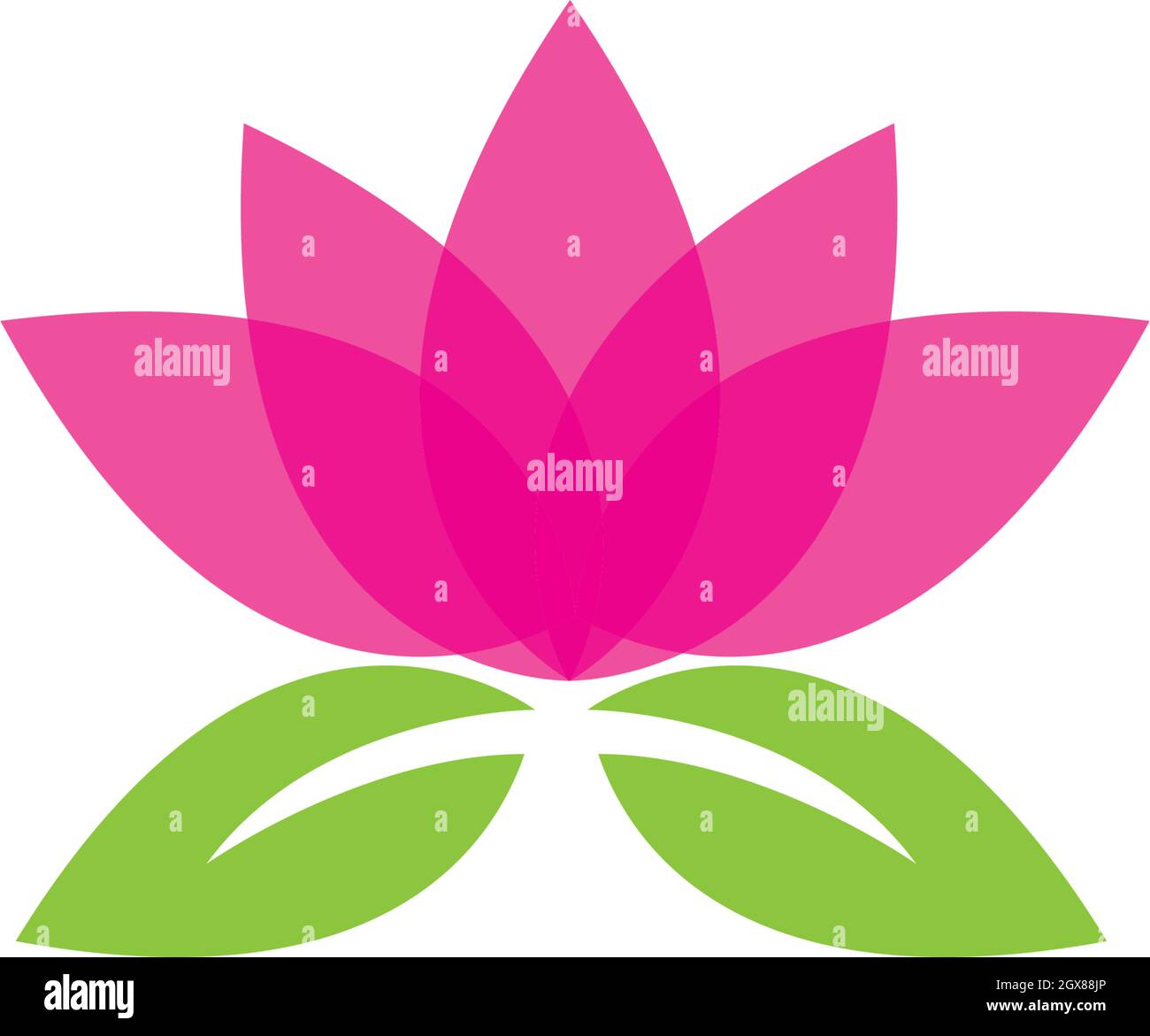Beauty Vector Lotus flowers logo Template icon Stock Vector Image & Art ...