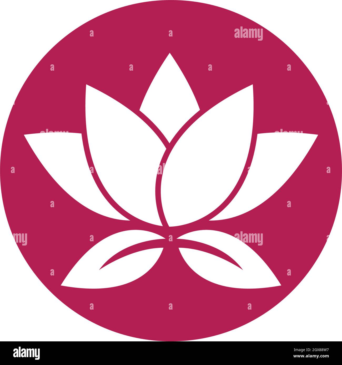 Beauty Vector Lotus flowers logo Template icon Stock Vector Image & Art ...