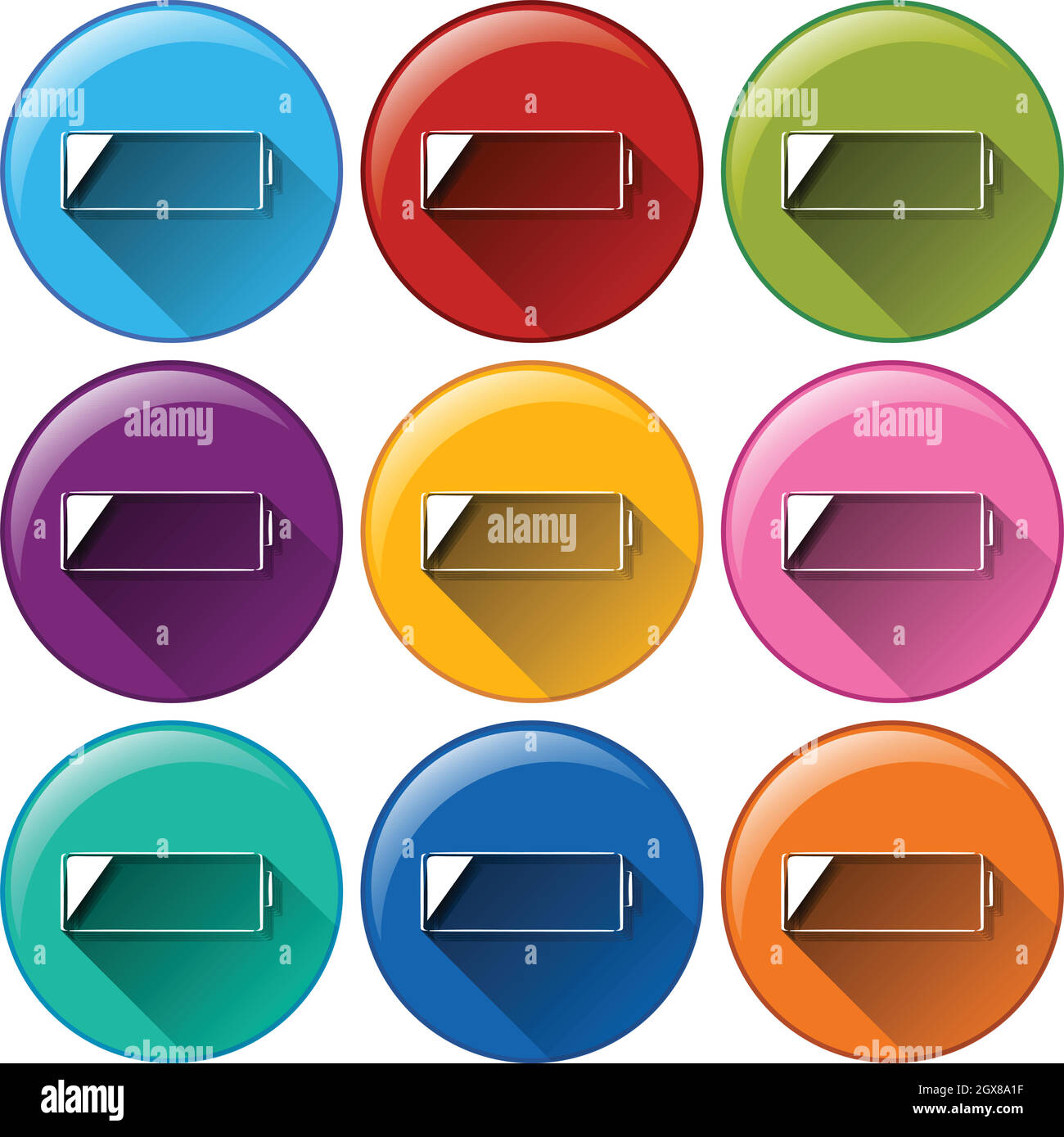Round magnet Stock Vector Images Alamy