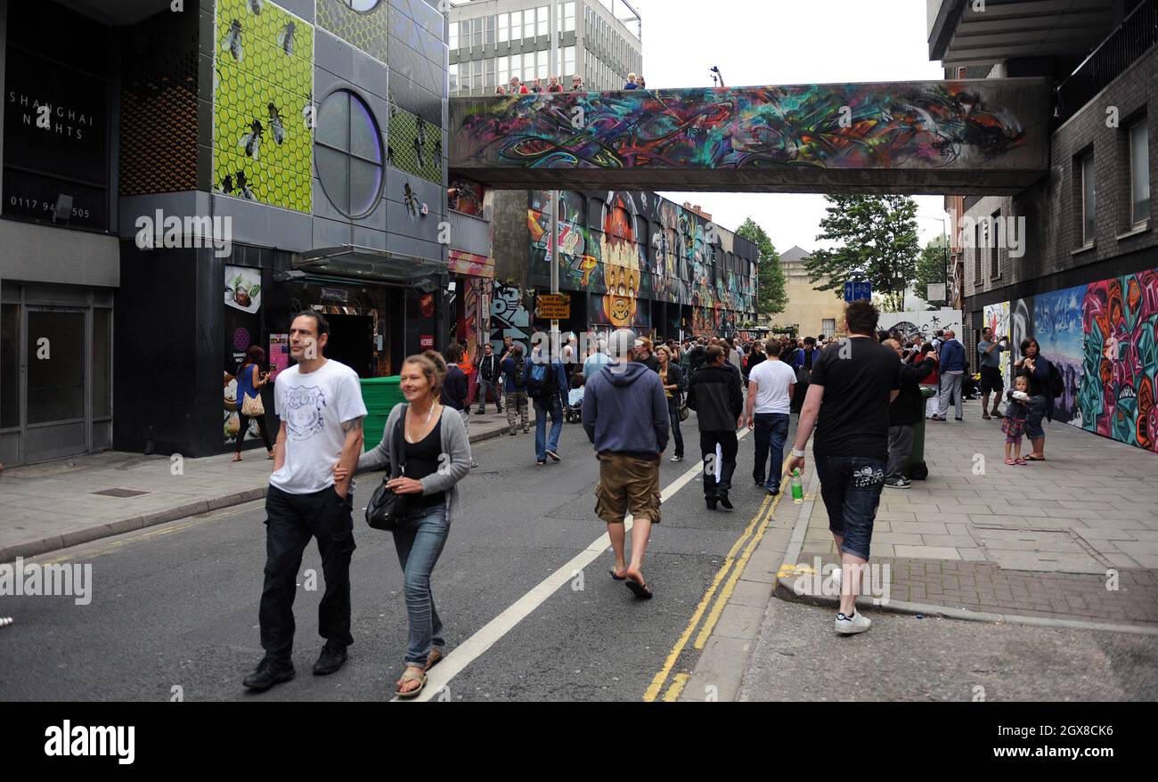 Bristol nelson street graffiti hi-res stock photography and images - Alamy