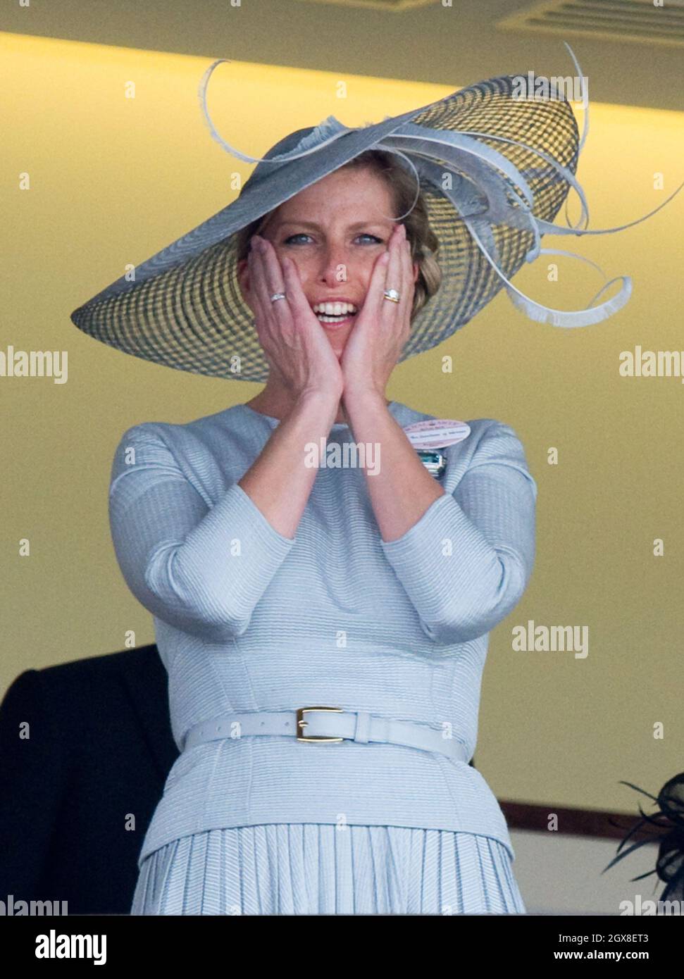 Sophie, Countess of Wessex attends day two of Royal Ascot on June 20, 2012 Stock Photo