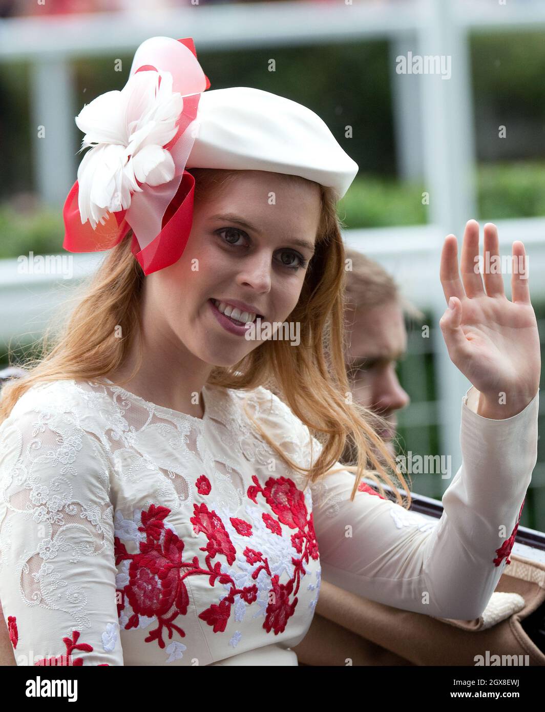 Princess Beatrice attends Ladies Day at Royal Ascot on June 21, 2012. Stock Photo