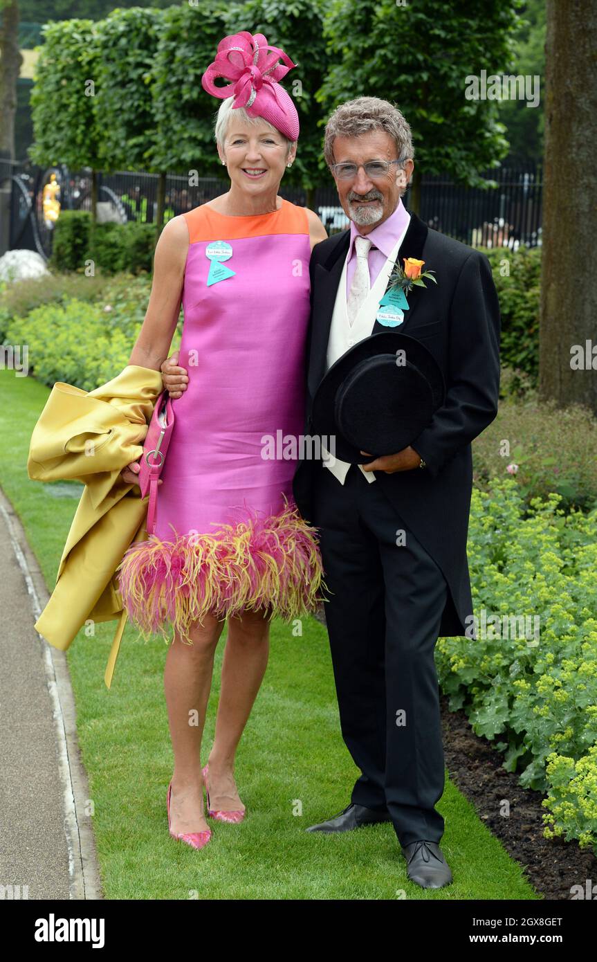 Eddie Jordan and Marie Jordan attend Day 2 of Royal Ascot on June 19, 2013  Stock Photo - Alamy