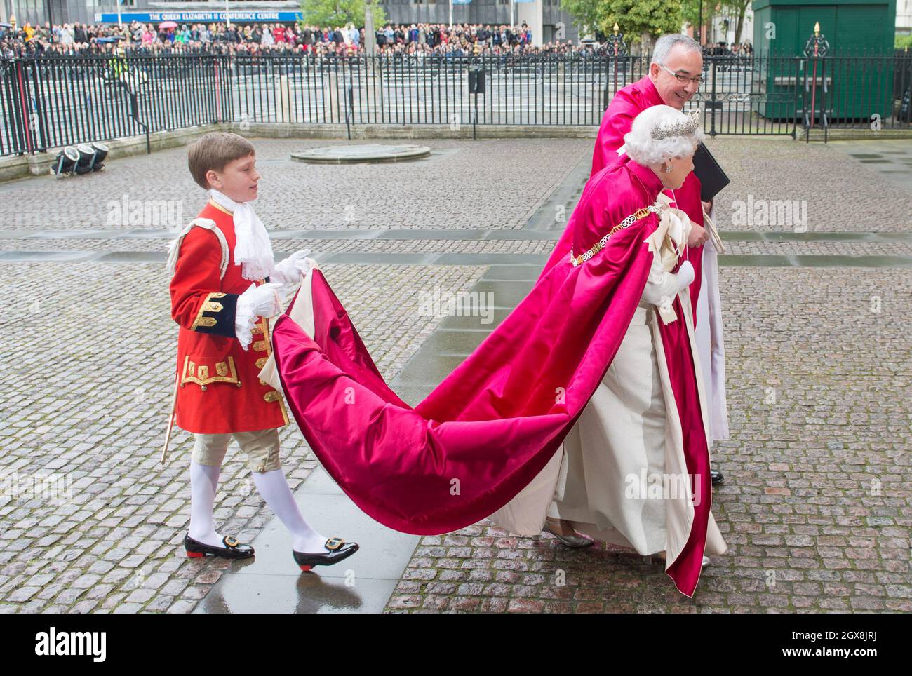 Queen Elizabeth ll attends a Service of the Order of the Bath at ...