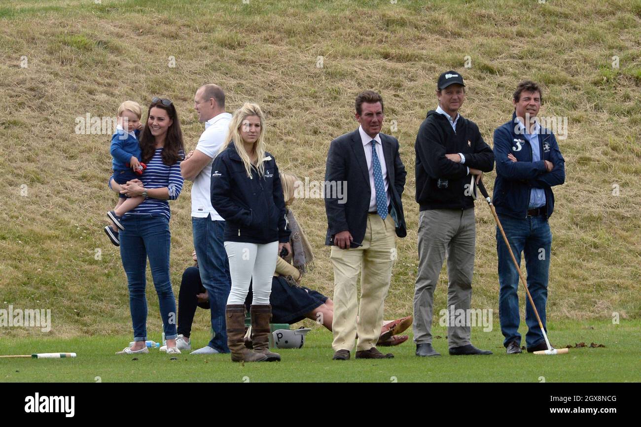 Catherine, Duchess of Cambridge, Prince George and Mike Tindall enjoy a family day out watching the Gigaset Charity Polo Match at the Beaufort Polo Club on June 14, 2015 Stock Photo - Alamy Catherine, Duchess of Cambridge, Prince George and Mike Tindall enjoy a family day out watching the Gigaset Charity Polo Match at the Beaufort Polo Club on June 14, 2015 Stock Photo - Alamy