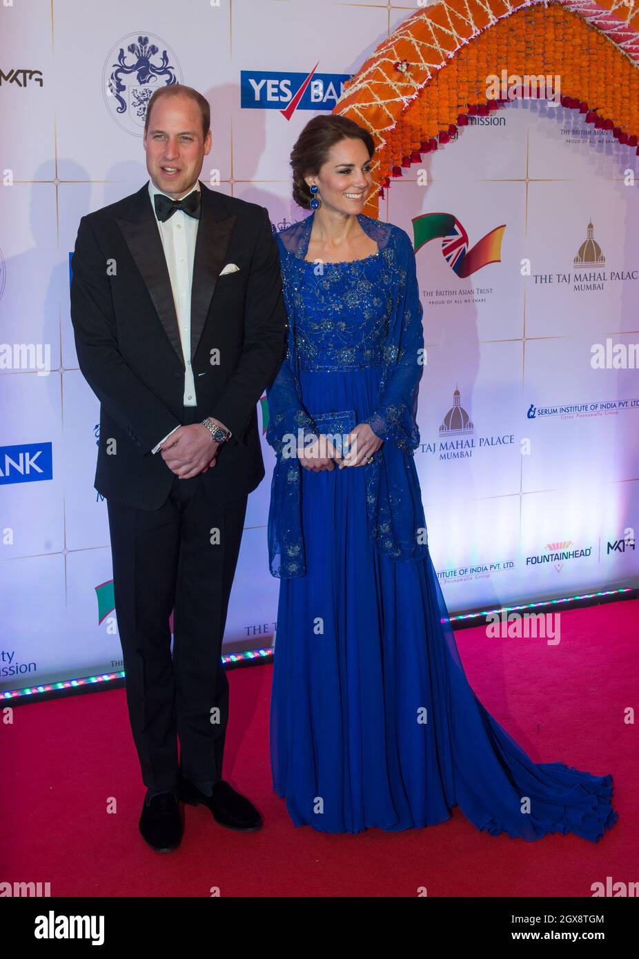 princess polly baby blue dress Kate Middleton Blue Jenny Packham Gown 2018