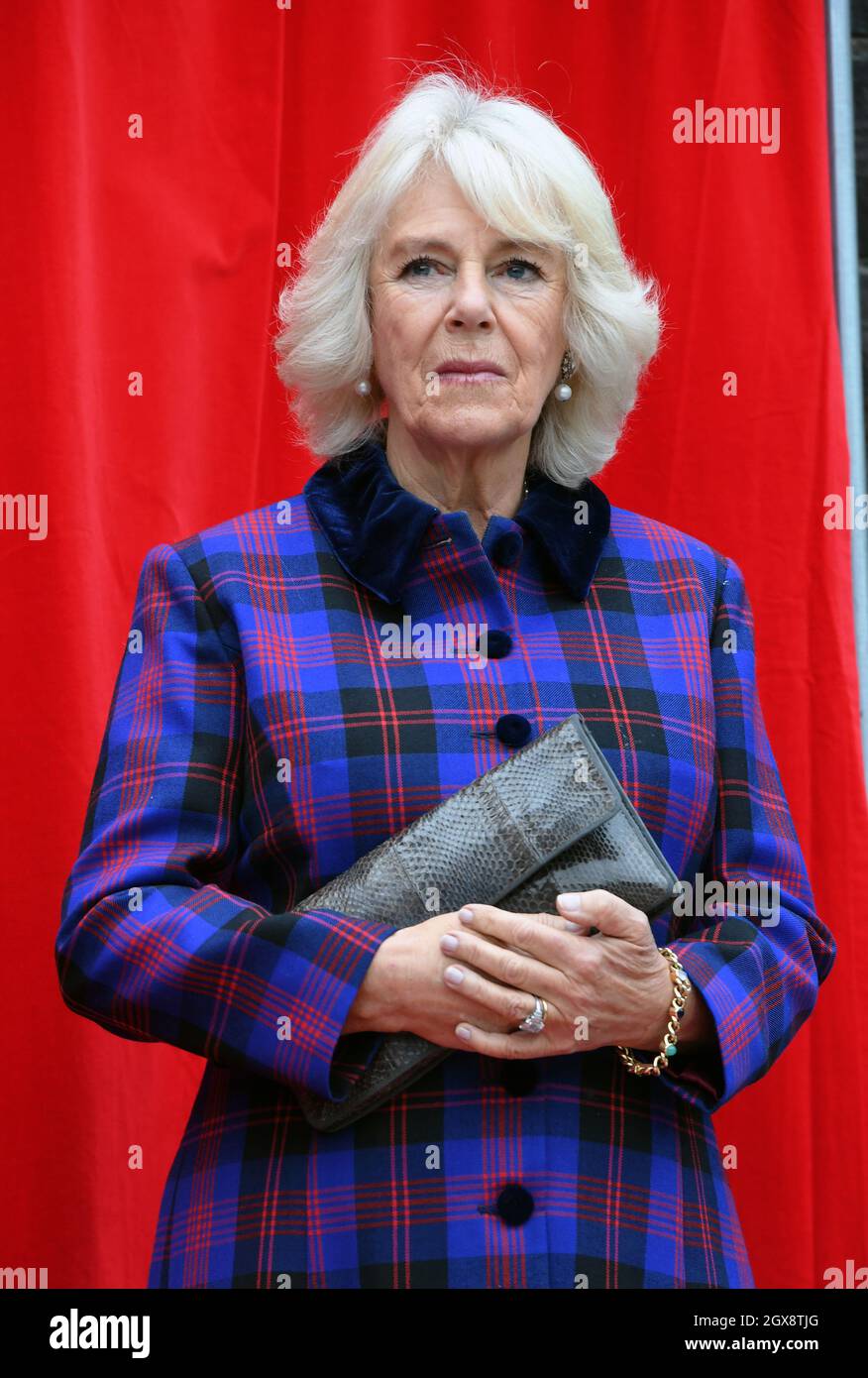 Camilla, Duchess of Cornwall visits Swindon Railway Station to open Sir Daniel Gooch Place on October 20, 2016. Stock Photo