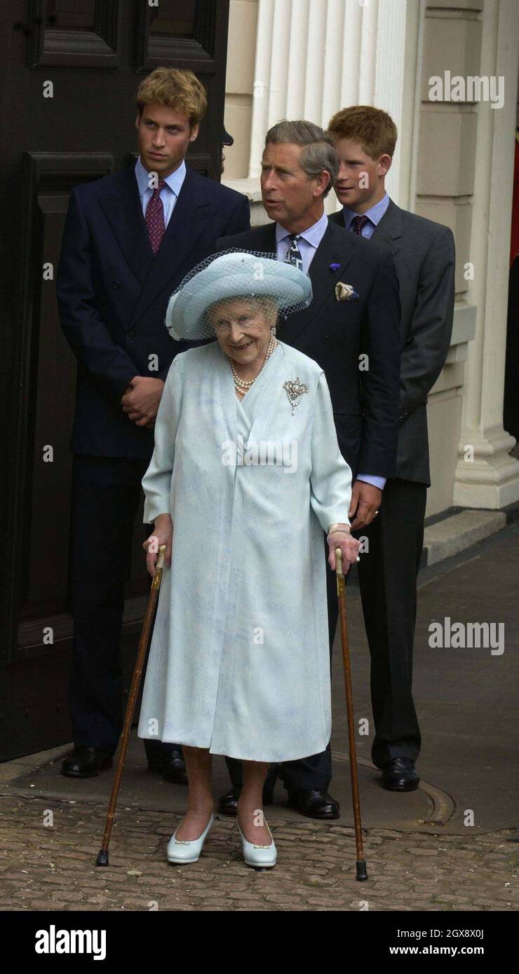 Prince william and prince harry mother hires stock photography and