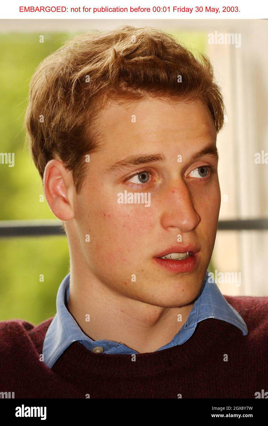 Prince William photographed inside St Andrews University Wednesday May