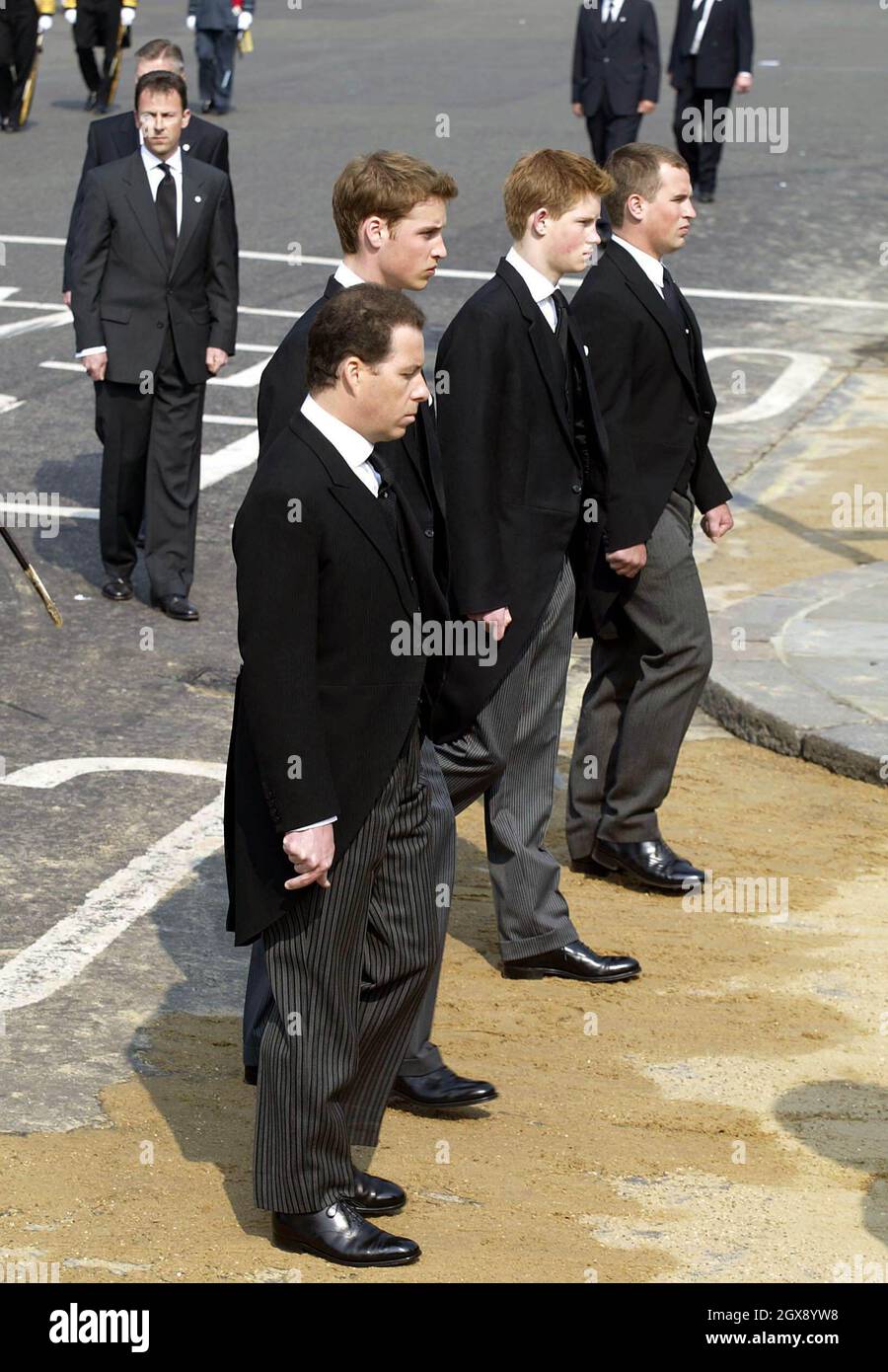 The Royal Family, Prince William, Prince Harry, Lord Linley and Peter