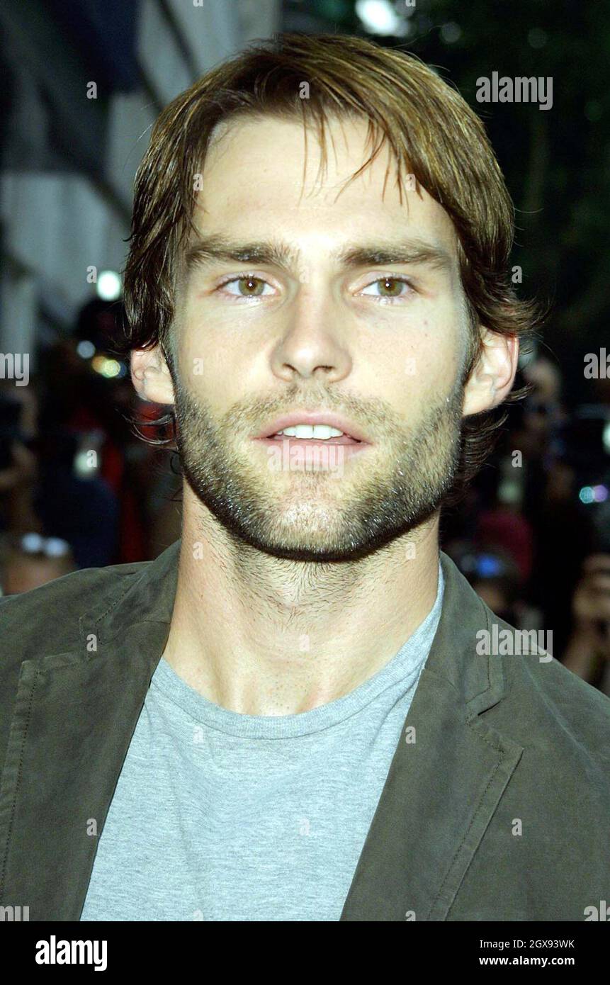 Seann William Scott at the gala celebrity premiere of the movie American Pie The Wedding held at The Odeon Covent Garden, London. Headshot, beard, eyebrows Â©Jean/allaction.co.uk  Stock Photo