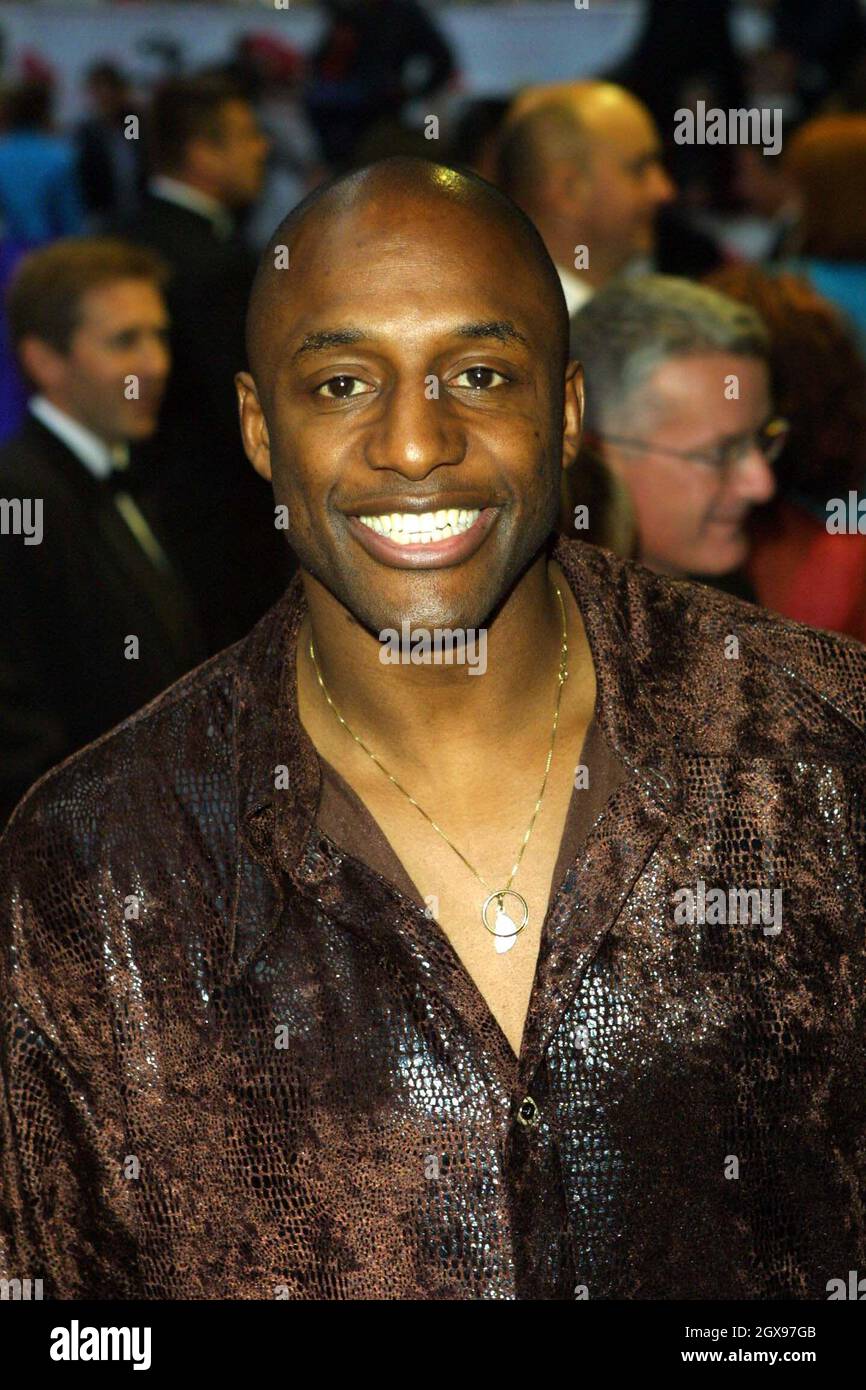 John Fashanu at the premiere of the film Calendar Girls held at the