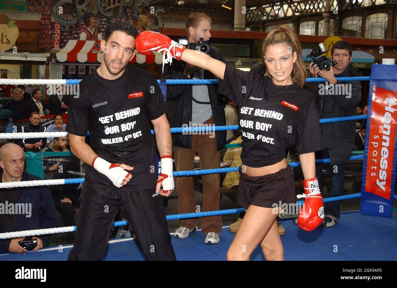 Jordan joins David Walker and Herbie Hide for a public training session