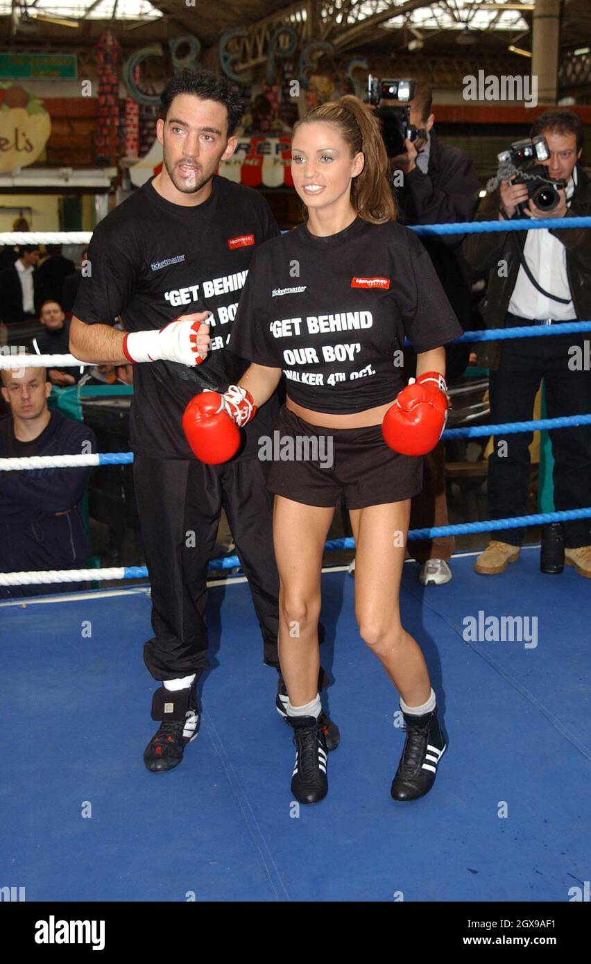 Jordan joins David Walker and Herbie Hide for a public training session