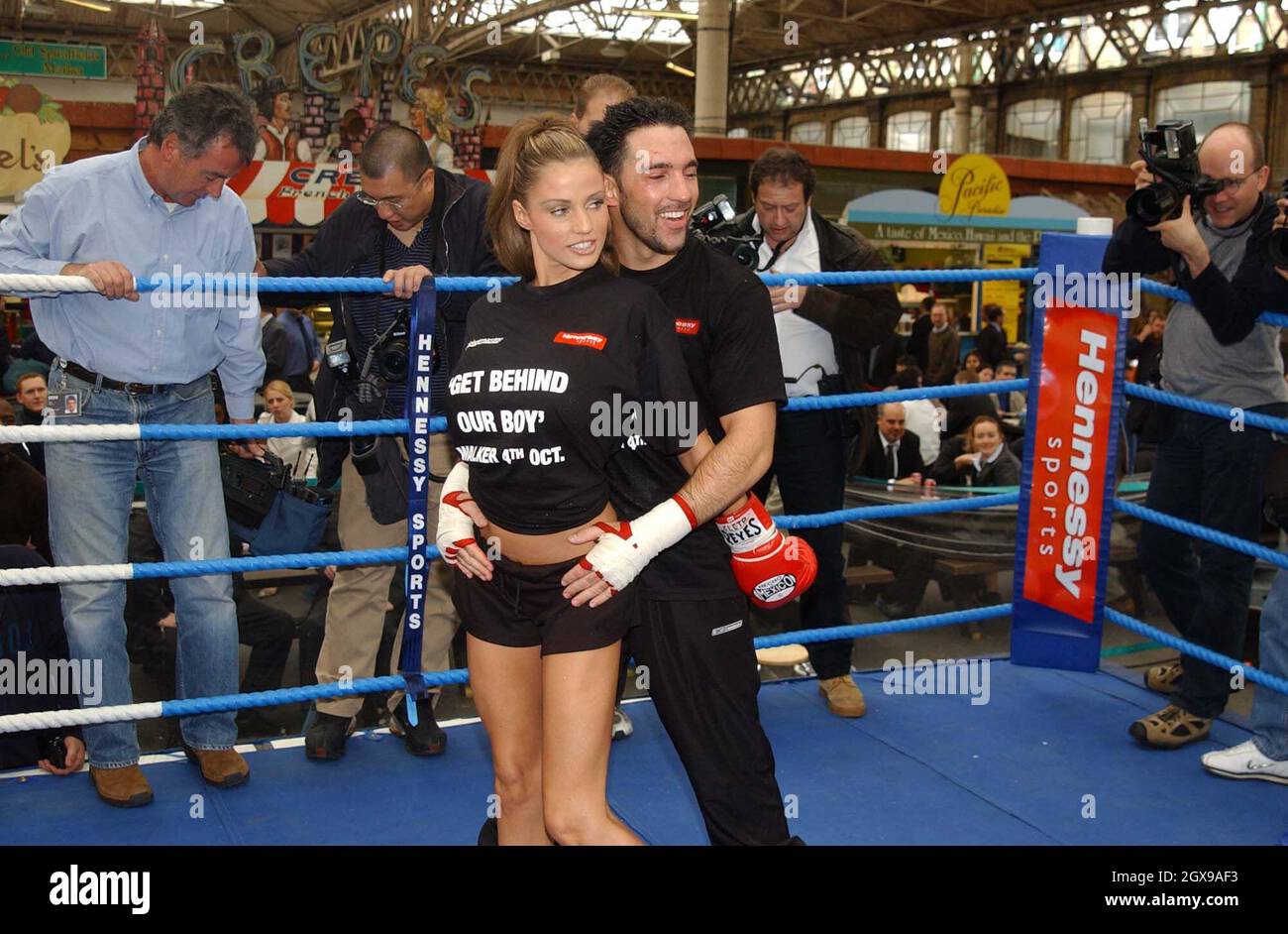 Jordan joins David Walker and Herbie Hide for a public training session