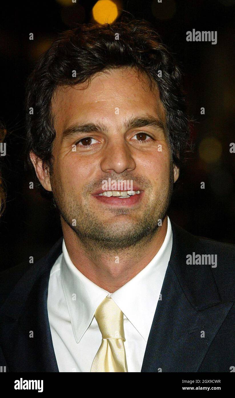Mark Ruffalo at the London premiere of In The Cut. Stock Photo
